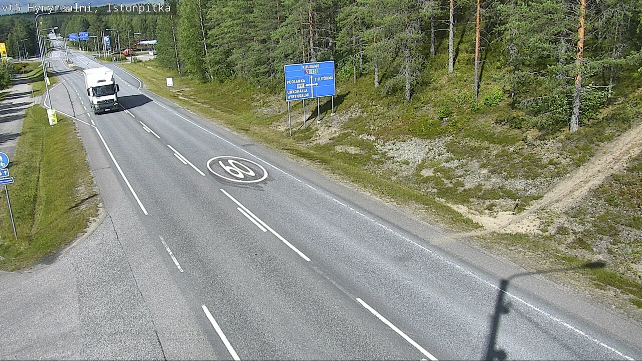 Kelikamerat Kuva Tie 5 Hyrynsalmi, Istonpitkä, Hyrynsalmi, Kainuu