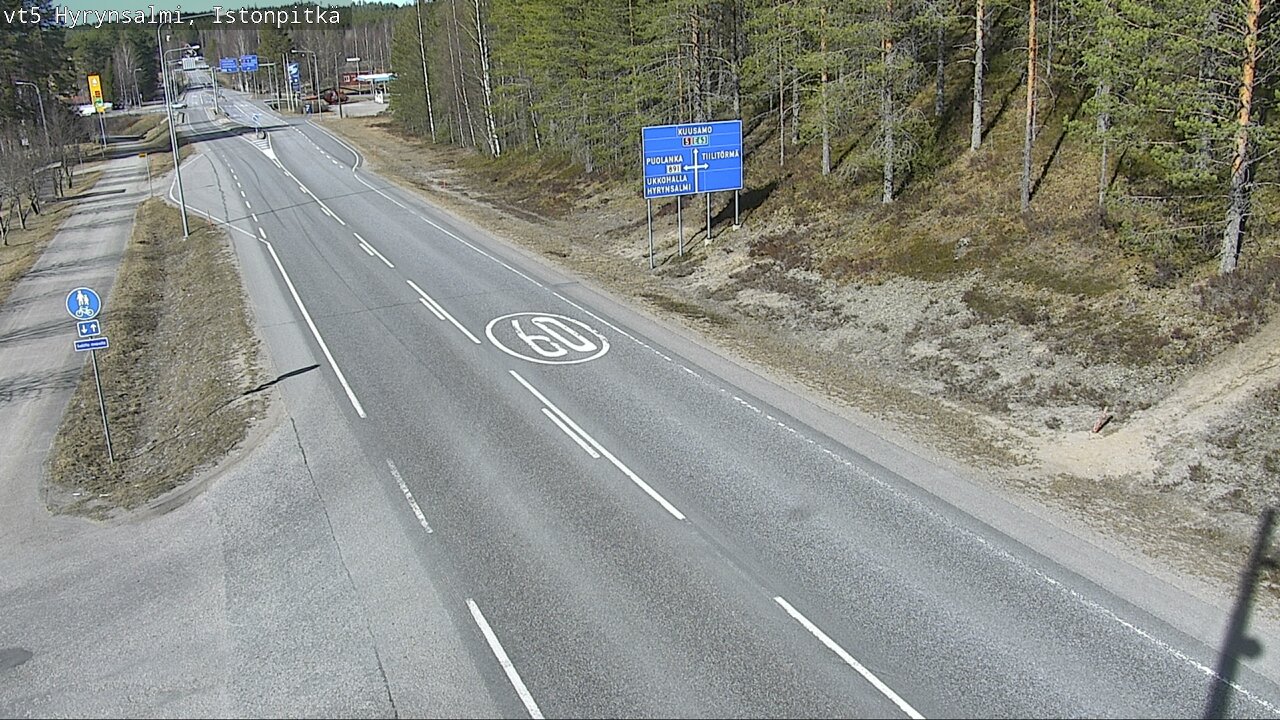 Kelikamerat Kuva Tie 5 Hyrynsalmi, Istonpitkä, Hyrynsalmi, Kainuu