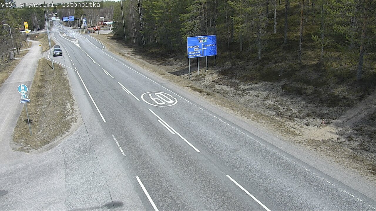 Kelikamerat Kuva Tie 5 Hyrynsalmi, Istonpitkä, Hyrynsalmi, Kainuu