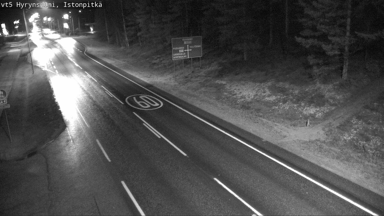 Kelikamerat Kuva Tie 5 Hyrynsalmi, Istonpitkä, Hyrynsalmi, Kainuu