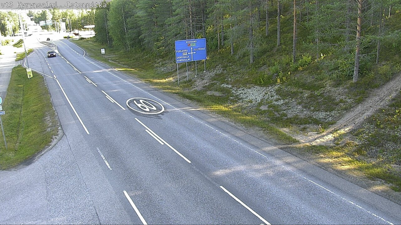 Kelikamerat Kuva Tie 5 Hyrynsalmi, Istonpitkä, Hyrynsalmi, Kainuu