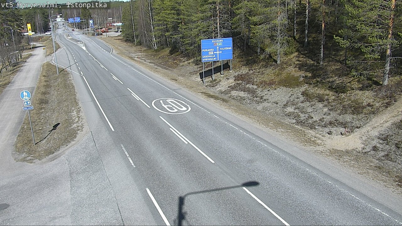 Kelikamerat Kuva Tie 5 Hyrynsalmi, Istonpitkä, Hyrynsalmi, Kainuu
