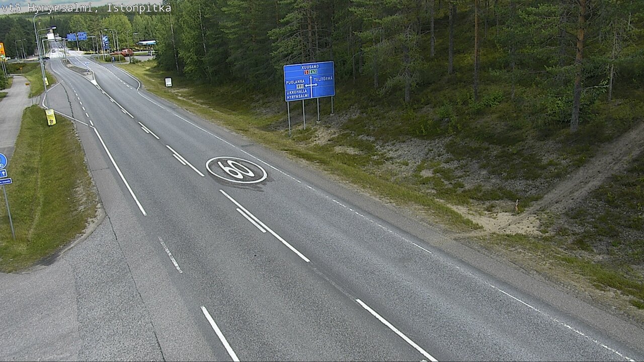 Kelikamerat Kuva Tie 5 Hyrynsalmi, Istonpitkä, Hyrynsalmi, Kainuu