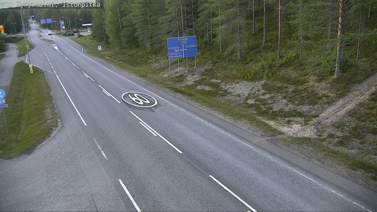 Kelikamerat Kuva Tie 5 Hyrynsalmi, Istonpitkä, Hyrynsalmi, Kainuu