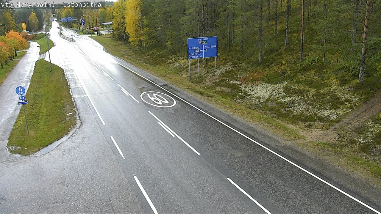 Kelikamerat Kuva Tie 5 Hyrynsalmi, Istonpitkä, Hyrynsalmi, Kainuu