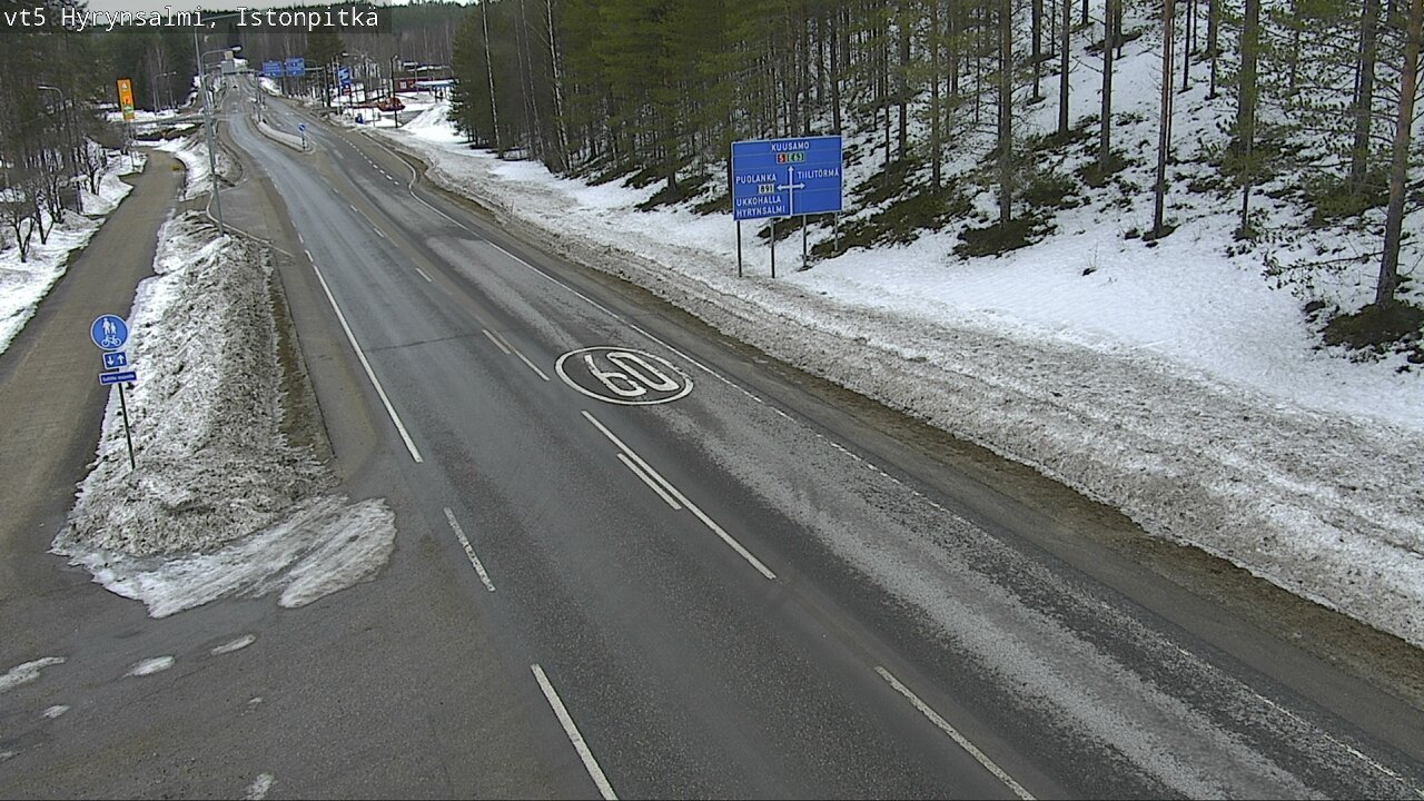 Kelikamerat Kuva Tie 5 Hyrynsalmi, Istonpitkä, Hyrynsalmi, Kainuu