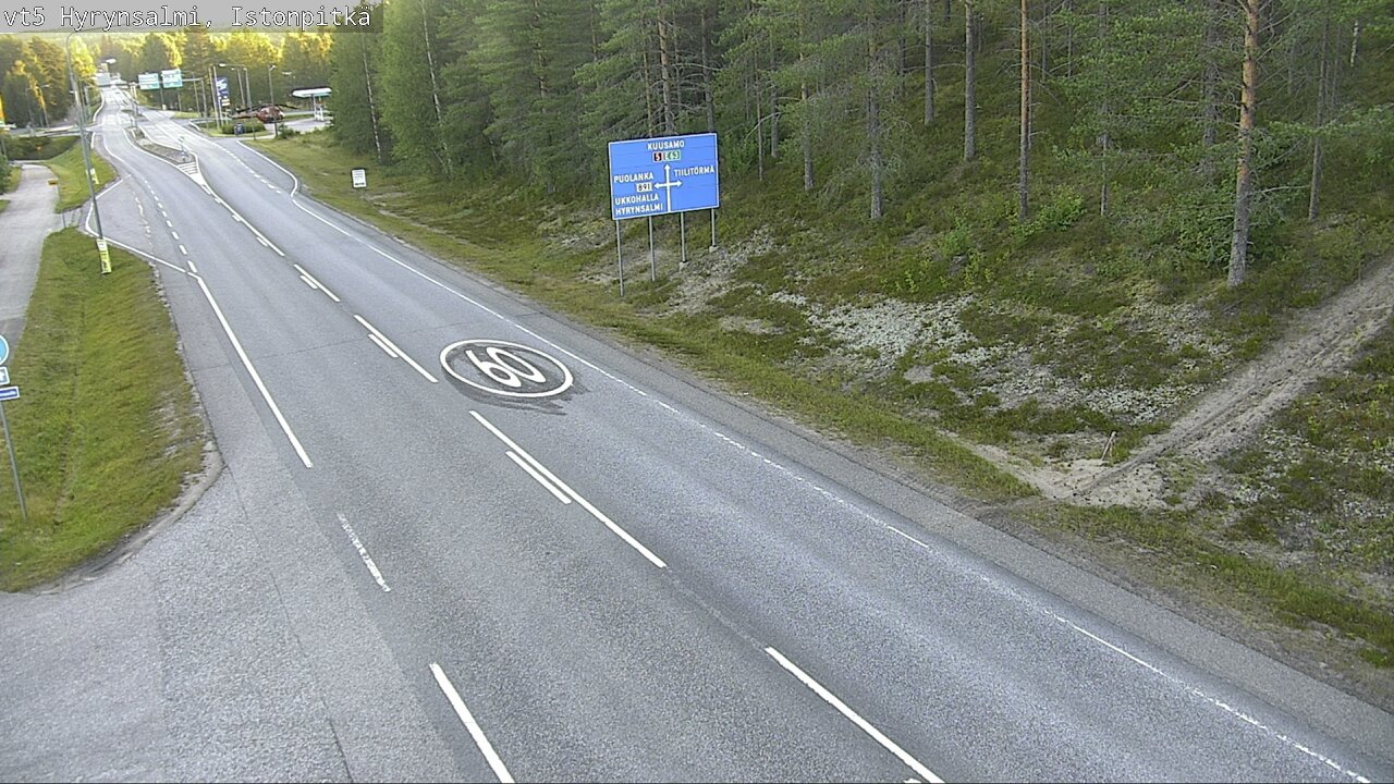 Kelikamerat Kuva Tie 5 Hyrynsalmi, Istonpitkä, Hyrynsalmi, Kainuu