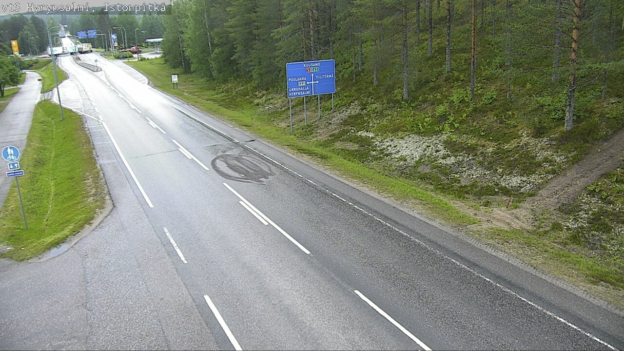 Kelikamerat Kuva Tie 5 Hyrynsalmi, Istonpitkä, Hyrynsalmi, Kainuu