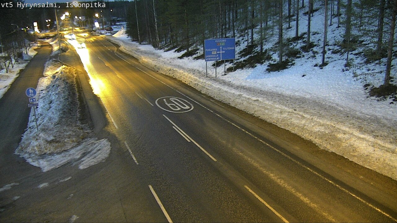 Kelikamerat Kuva Tie 5 Hyrynsalmi, Istonpitkä, Hyrynsalmi, Kainuu