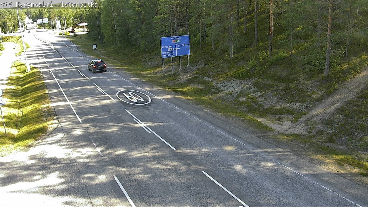Kelikamerat Kuva Tie 5 Hyrynsalmi, Istonpitkä, Hyrynsalmi, Kainuu