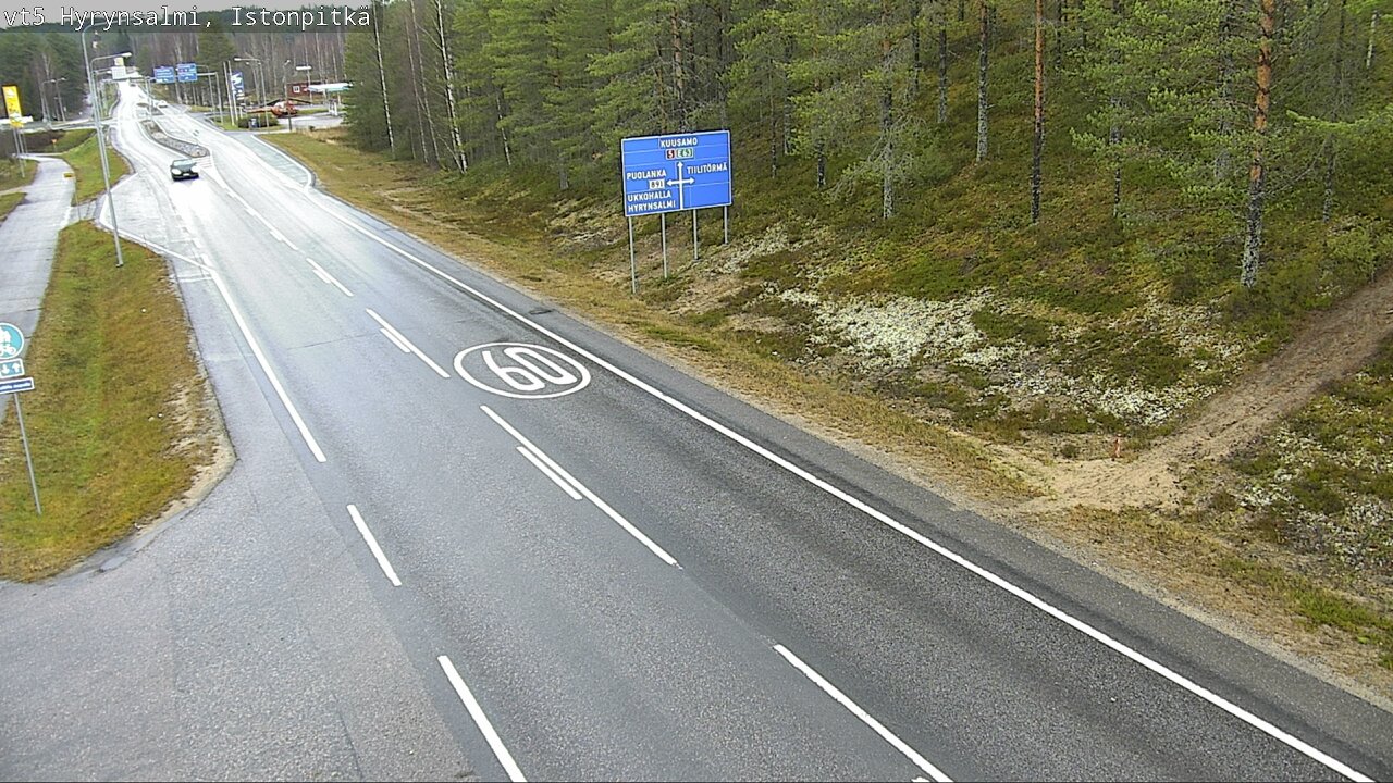 Kelikamerat Kuva Tie 5 Hyrynsalmi, Istonpitkä, Hyrynsalmi, Kainuu