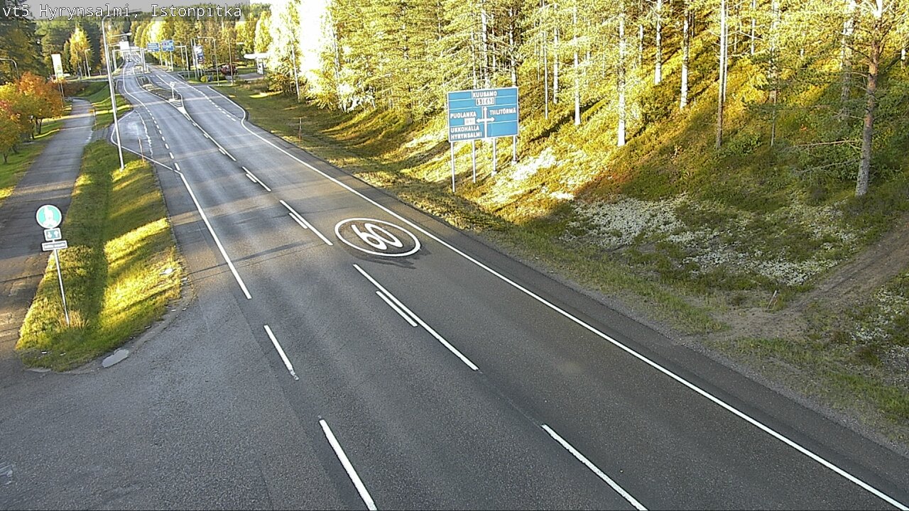Kelikamerat Kuva Tie 5 Hyrynsalmi, Istonpitkä, Hyrynsalmi, Kainuu