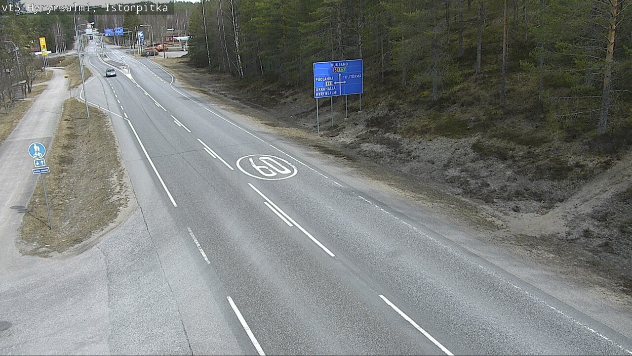 Kelikamerat Kuva Tie 5 Hyrynsalmi, Istonpitkä, Hyrynsalmi, Kainuu