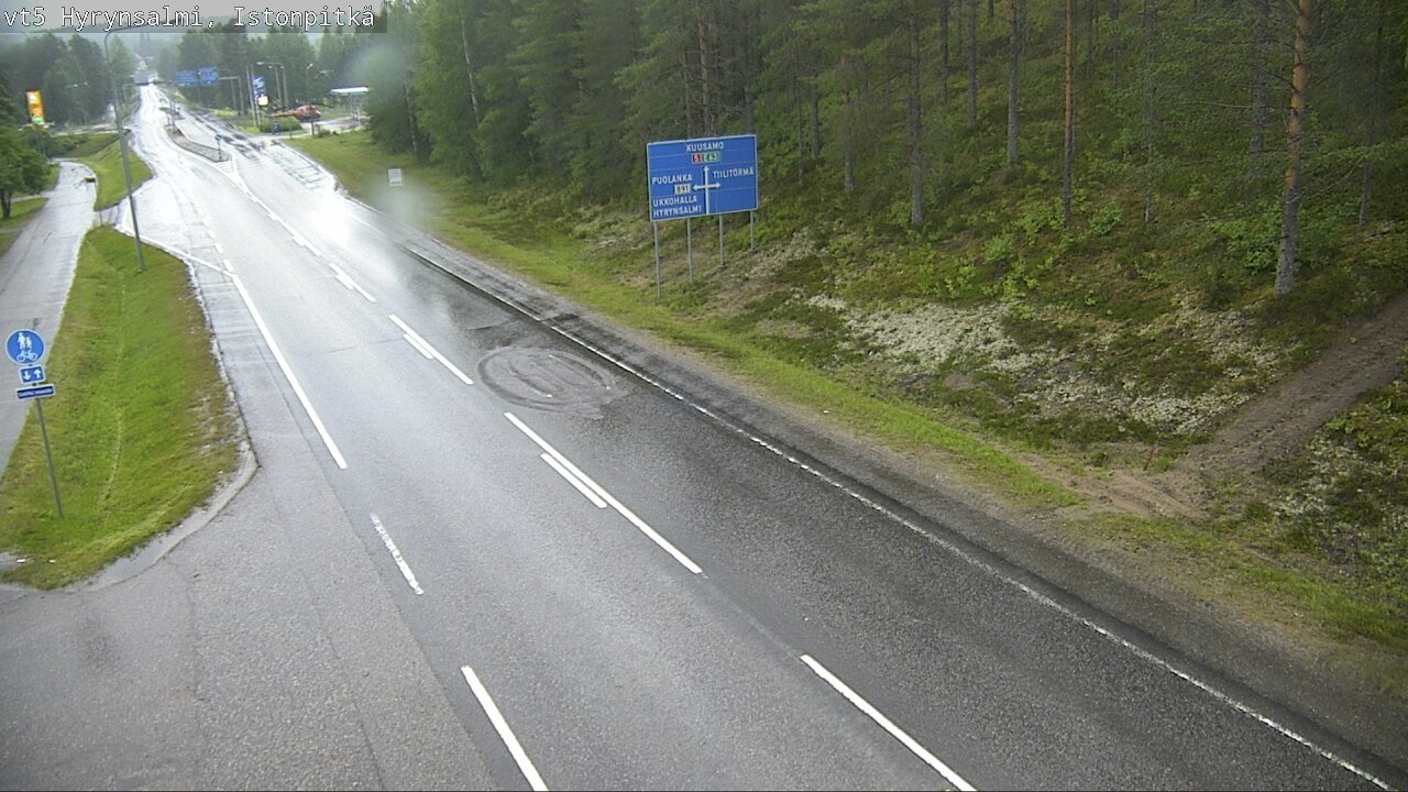 Kelikamerat Kuva Tie 5 Hyrynsalmi, Istonpitkä, Hyrynsalmi, Kainuu