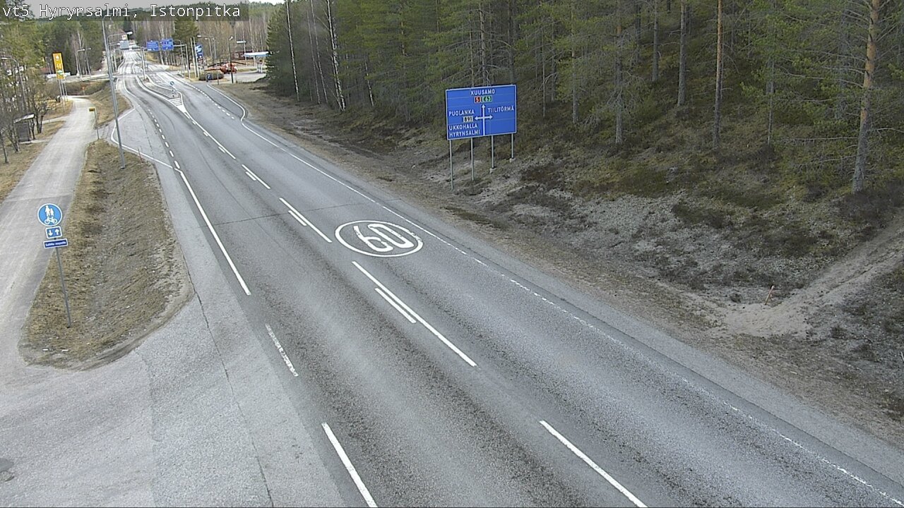 Kelikamerat Kuva Tie 5 Hyrynsalmi, Istonpitkä, Hyrynsalmi, Kainuu