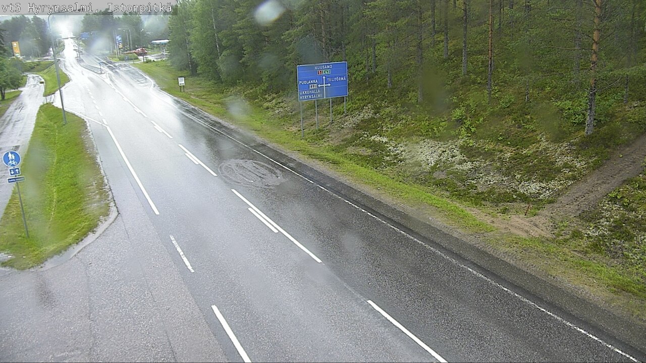 Kelikamerat Kuva Tie 5 Hyrynsalmi, Istonpitkä, Hyrynsalmi, Kainuu