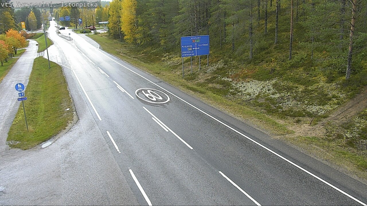 Kelikamerat Kuva Tie 5 Hyrynsalmi, Istonpitkä, Hyrynsalmi, Kainuu