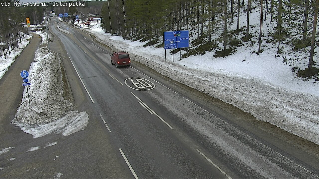 Kelikamerat Kuva Tie 5 Hyrynsalmi, Istonpitkä, Hyrynsalmi, Kainuu