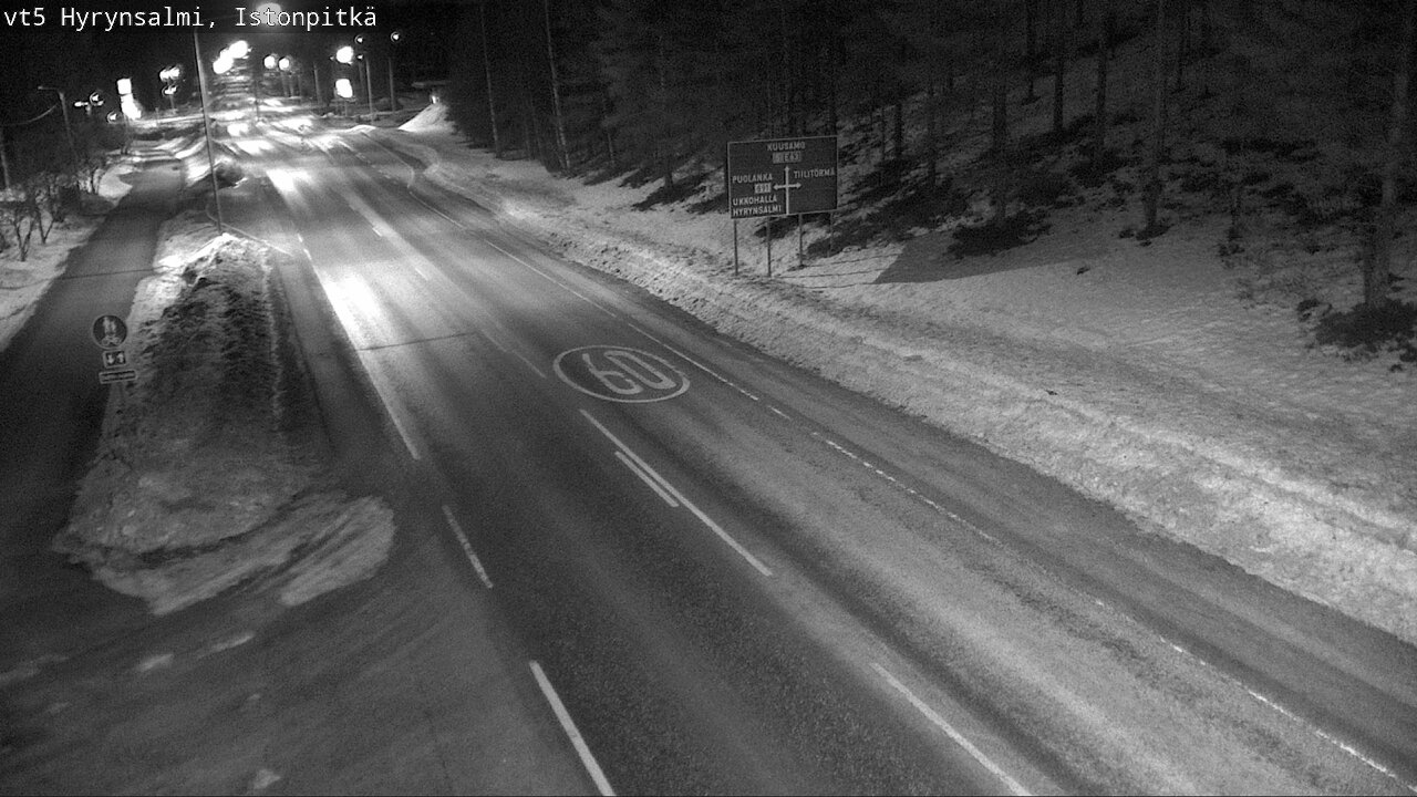 Kelikamerat Kuva Tie 5 Hyrynsalmi, Istonpitkä, Hyrynsalmi, Kainuu