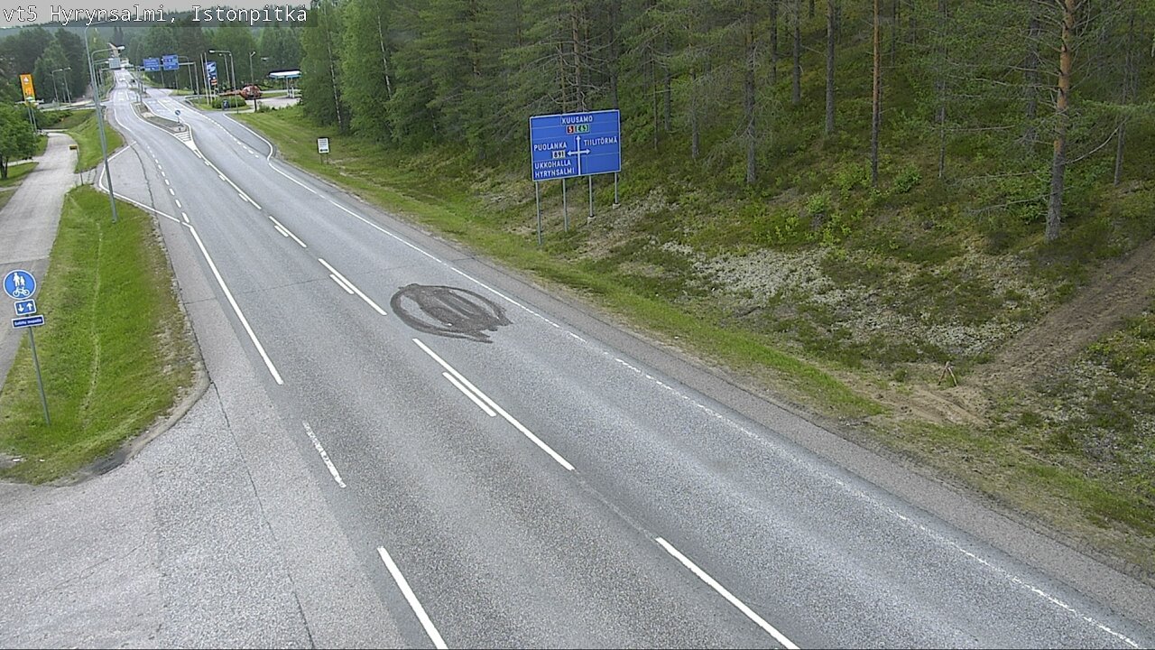 Kelikamerat Kuva Tie 5 Hyrynsalmi, Istonpitkä, Hyrynsalmi, Kainuu