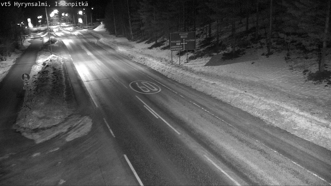 Kelikamerat Kuva Tie 5 Hyrynsalmi, Istonpitkä, Hyrynsalmi, Kainuu