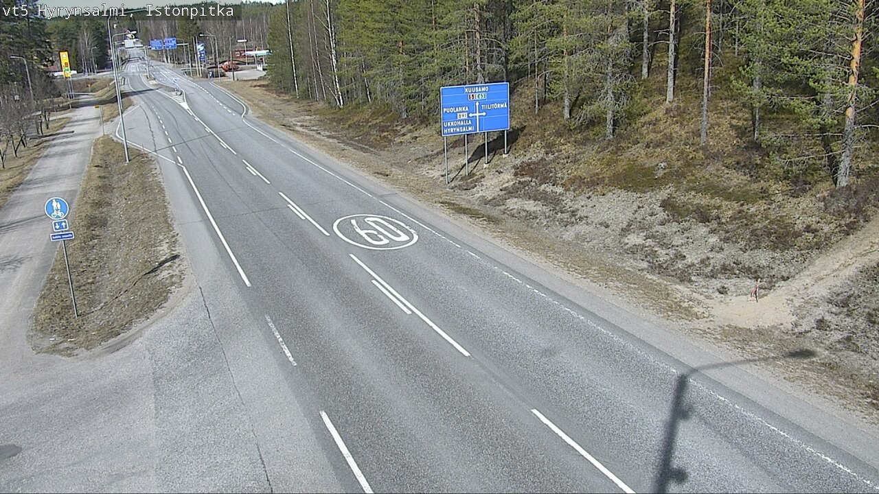Kelikamerat Kuva Tie 5 Hyrynsalmi, Istonpitkä, Hyrynsalmi, Kainuu