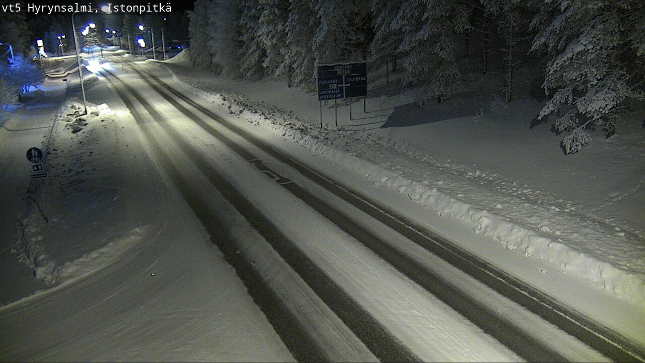 Kelikamerat Kuva Tie 5 Hyrynsalmi, Istonpitkä, Hyrynsalmi, Kainuu