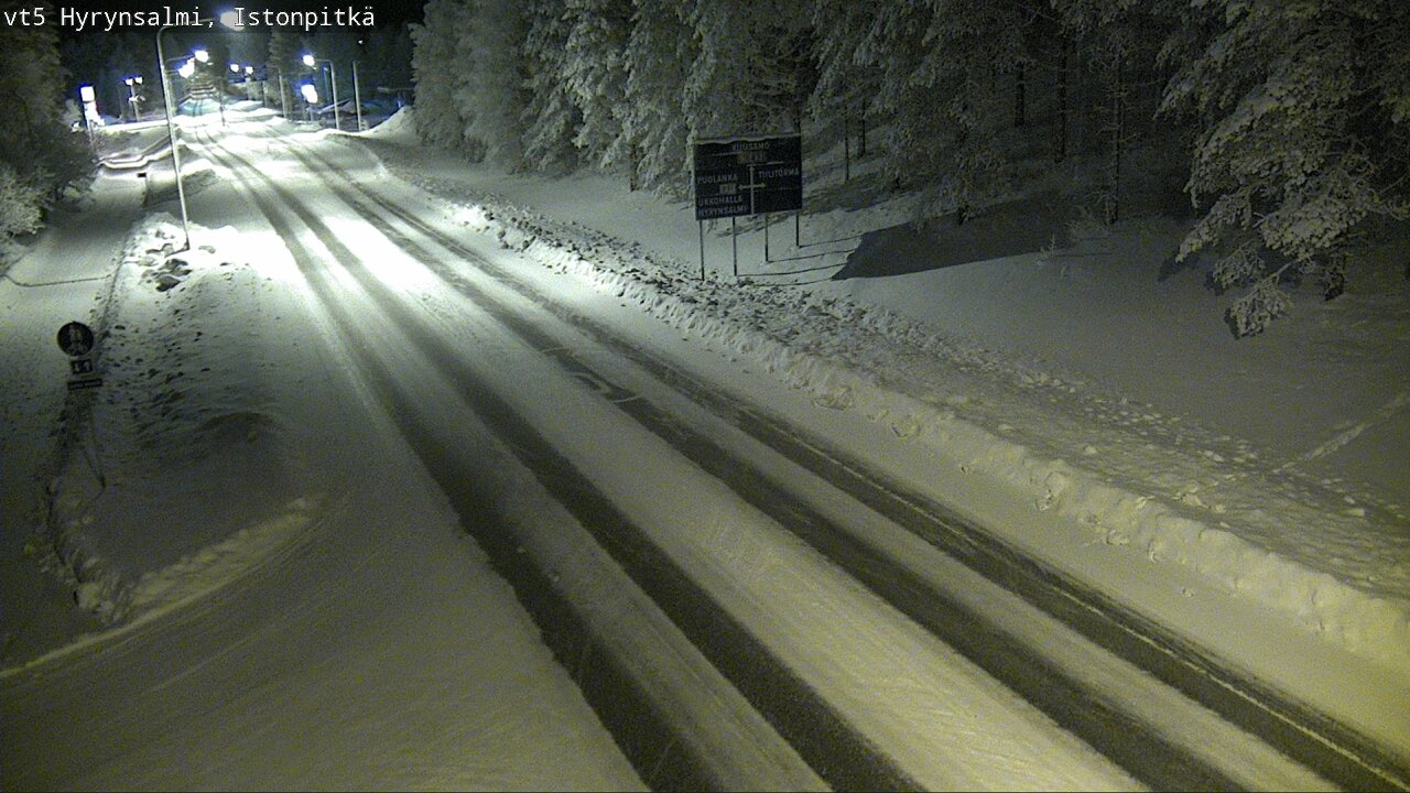 Kelikamerat Kuva Tie 5 Hyrynsalmi, Istonpitkä, Hyrynsalmi, Kainuu