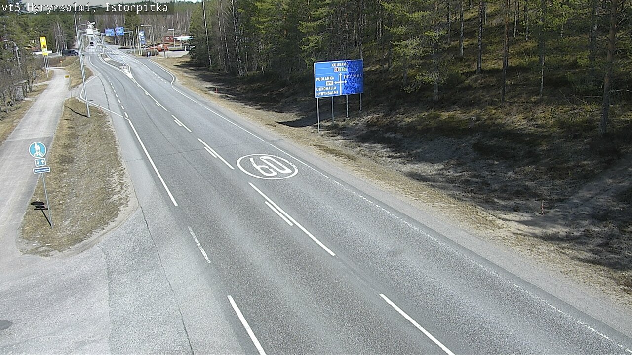 Kelikamerat Kuva Tie 5 Hyrynsalmi, Istonpitkä, Hyrynsalmi, Kainuu