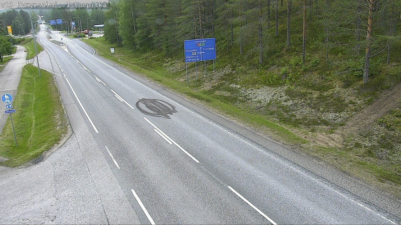 Kelikamerat Kuva Tie 5 Hyrynsalmi, Istonpitkä, Hyrynsalmi, Kainuu