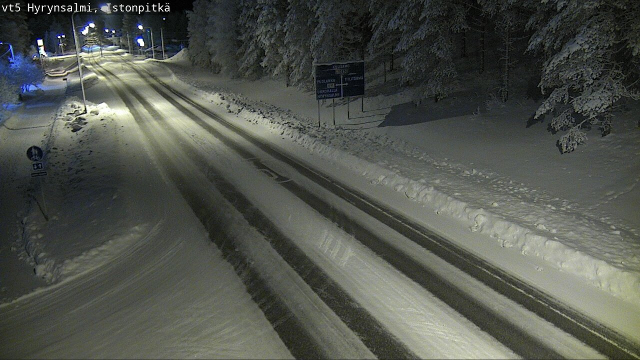 Kelikamerat Kuva Tie 5 Hyrynsalmi, Istonpitkä, Hyrynsalmi, Kainuu