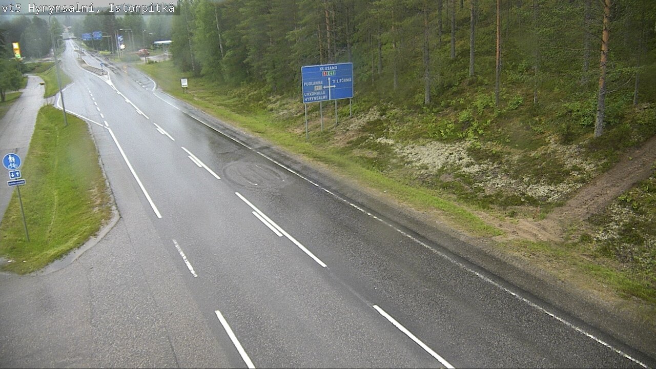 Kelikamerat Kuva Tie 5 Hyrynsalmi, Istonpitkä, Hyrynsalmi, Kainuu