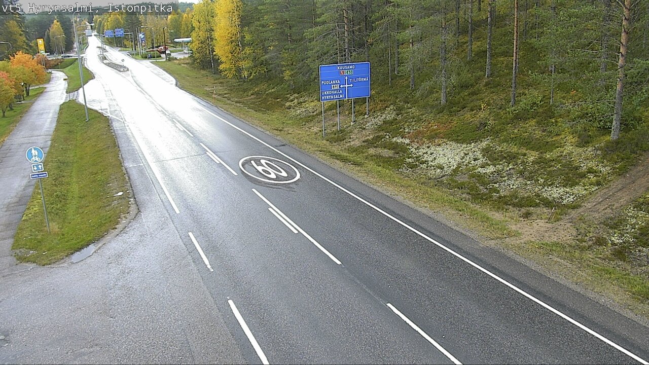 Kelikamerat Kuva Tie 5 Hyrynsalmi, Istonpitkä, Hyrynsalmi, Kainuu