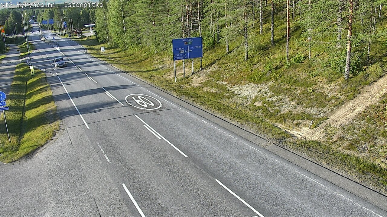Kelikamerat Kuva Tie 5 Hyrynsalmi, Istonpitkä, Hyrynsalmi, Kainuu