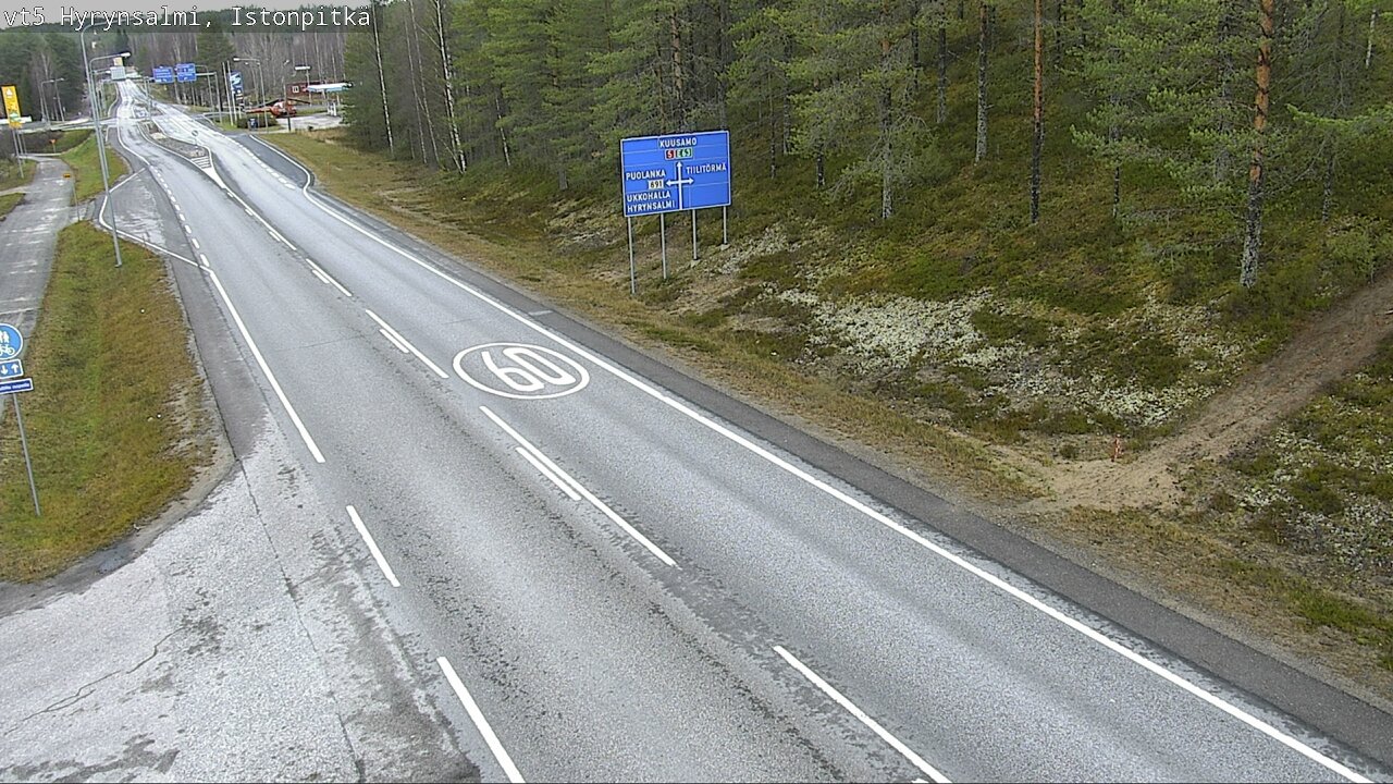 Kelikamerat Kuva Tie 5 Hyrynsalmi, Istonpitkä, Hyrynsalmi, Kainuu