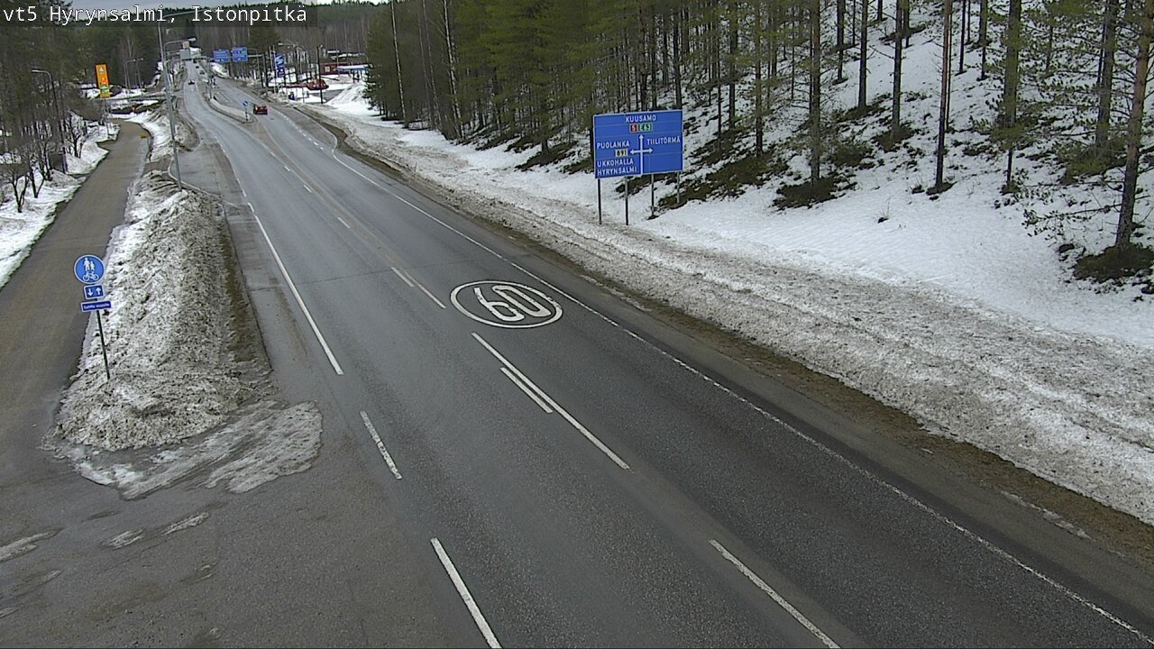 Kelikamerat Kuva Tie 5 Hyrynsalmi, Istonpitkä, Hyrynsalmi, Kainuu