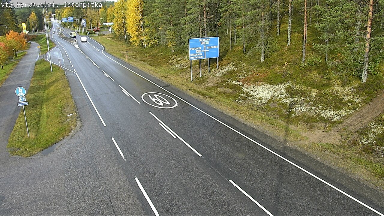 Kelikamerat Kuva Tie 5 Hyrynsalmi, Istonpitkä, Hyrynsalmi, Kainuu