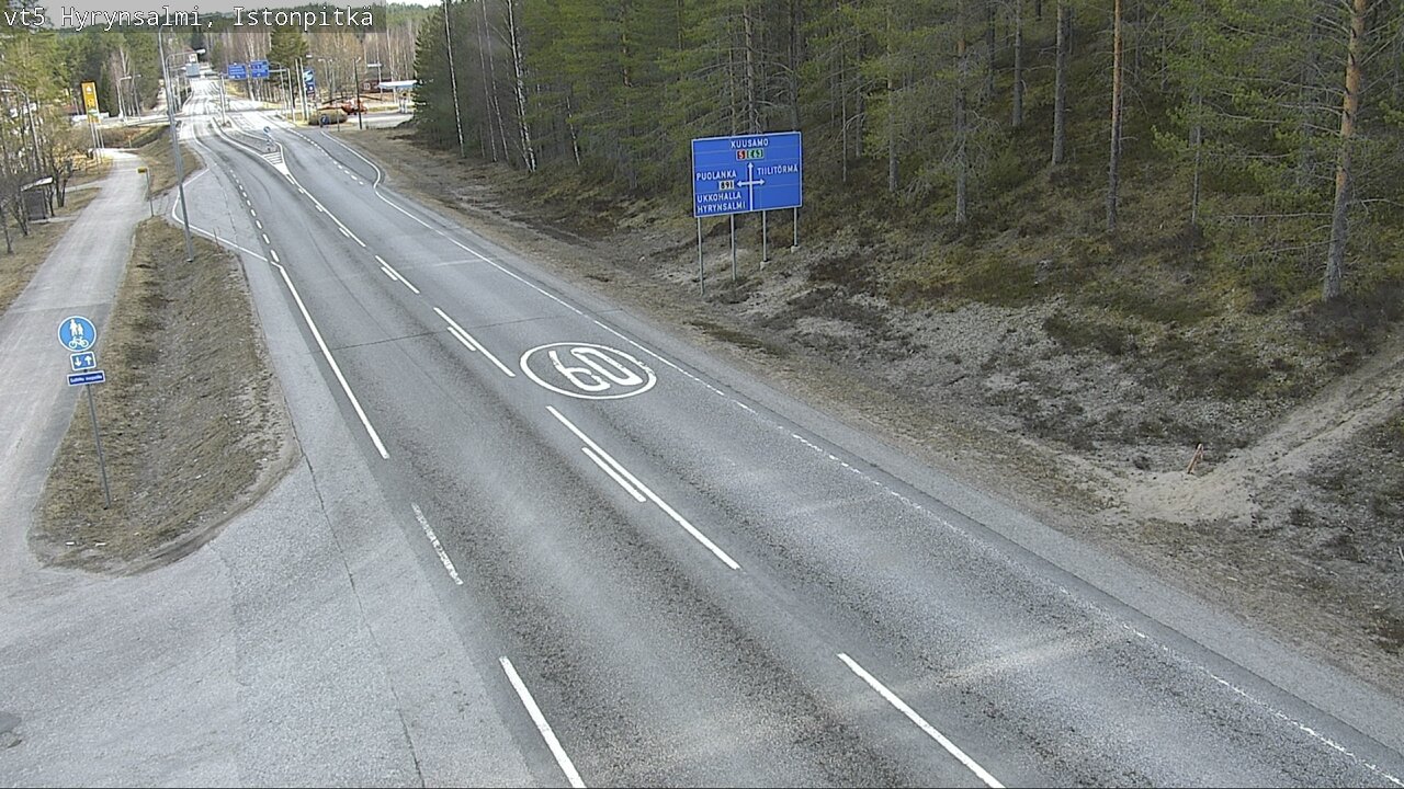 Kelikamerat Kuva Tie 5 Hyrynsalmi, Istonpitkä, Hyrynsalmi, Kainuu