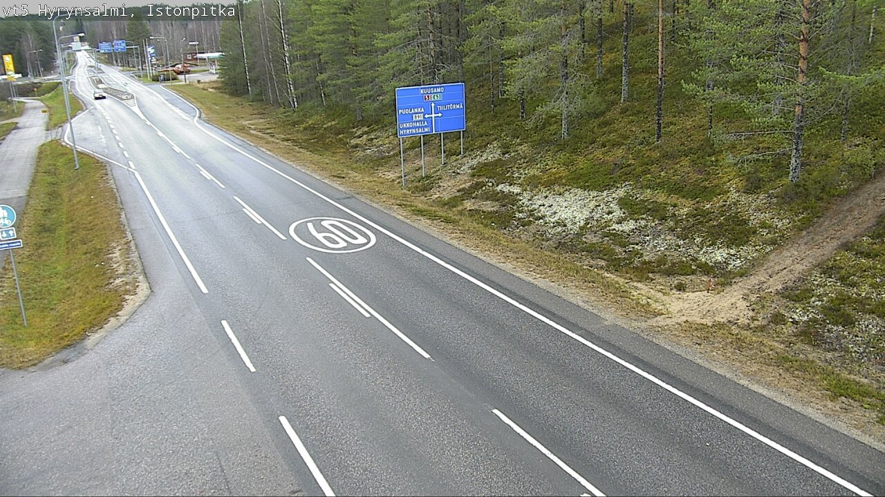 Kelikamerat Kuva Tie 5 Hyrynsalmi, Istonpitkä, Hyrynsalmi, Kainuu