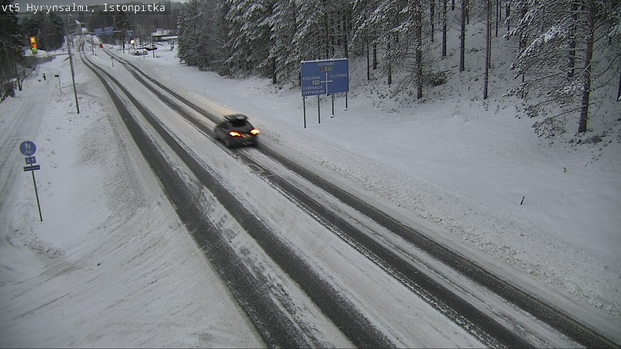 Weather Camera Image Road 5 Hyrynsalmi, Istonpitkä, Hyrynsalmi, Kainuu