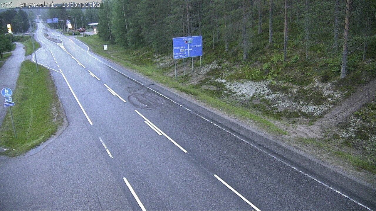 Kelikamerat Kuva Tie 5 Hyrynsalmi, Istonpitkä, Hyrynsalmi, Kainuu