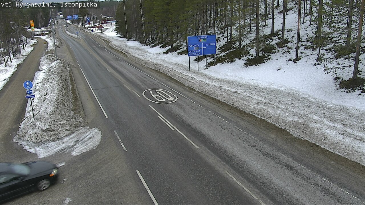 Kelikamerat Kuva Tie 5 Hyrynsalmi, Istonpitkä, Hyrynsalmi, Kainuu