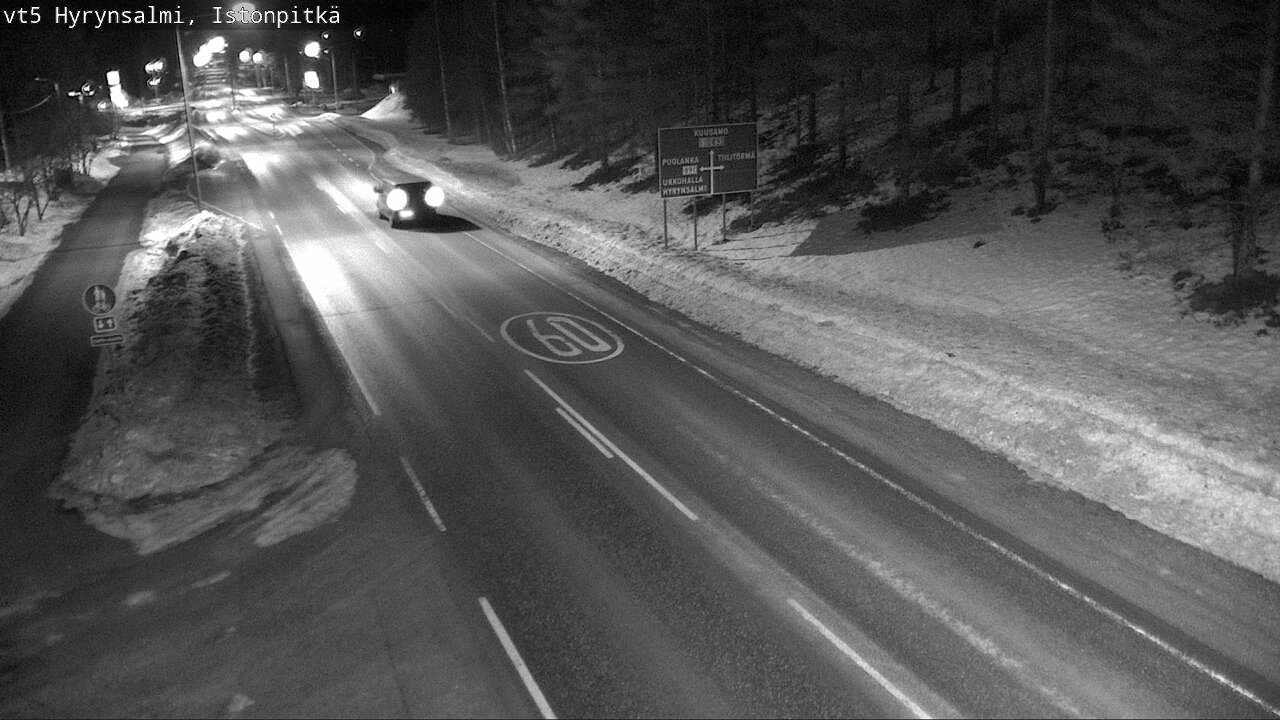 Kelikamerat Kuva Tie 5 Hyrynsalmi, Istonpitkä, Hyrynsalmi, Kainuu