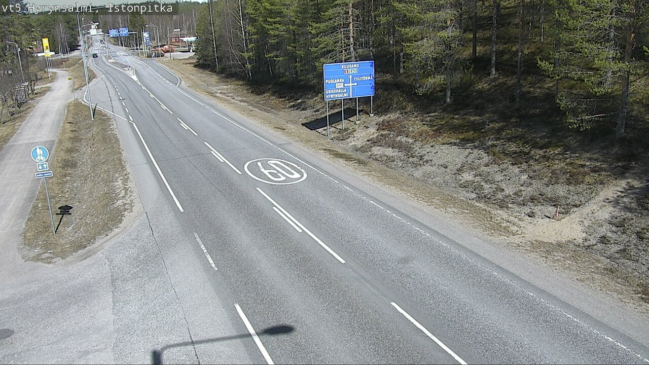 Kelikamerat Kuva Tie 5 Hyrynsalmi, Istonpitkä, Hyrynsalmi, Kainuu