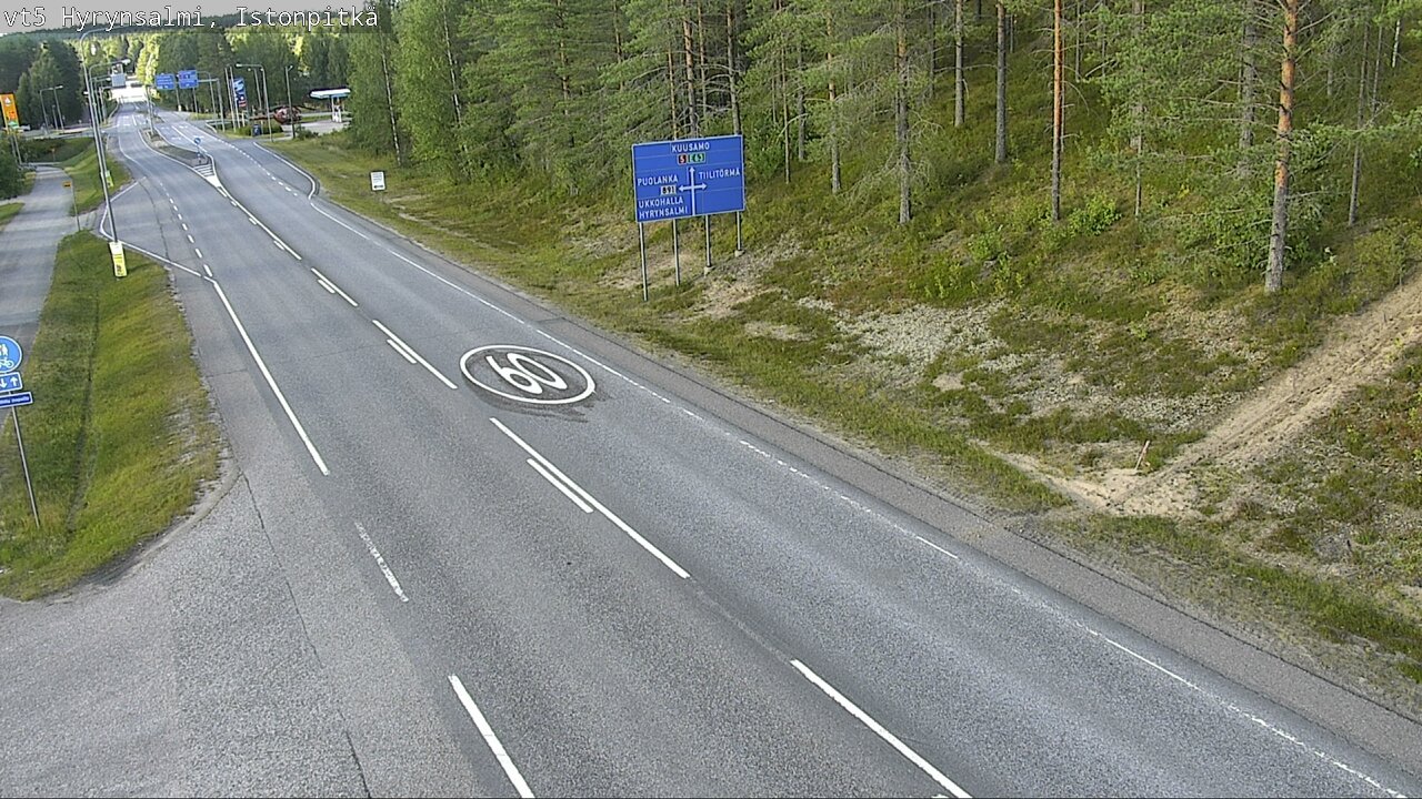 Kelikamerat Kuva Tie 5 Hyrynsalmi, Istonpitkä, Hyrynsalmi, Kainuu