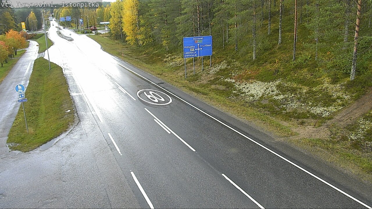 Kelikamerat Kuva Tie 5 Hyrynsalmi, Istonpitkä, Hyrynsalmi, Kainuu