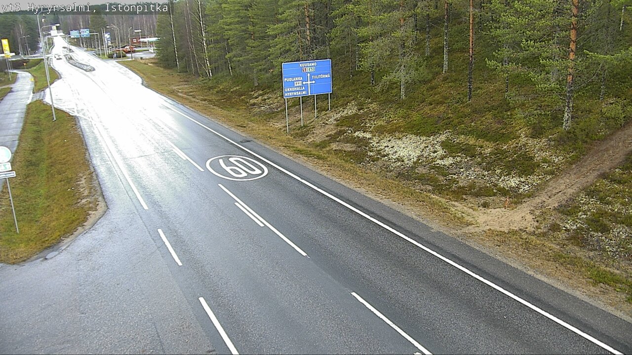 Kelikamerat Kuva Tie 5 Hyrynsalmi, Istonpitkä, Hyrynsalmi, Kainuu