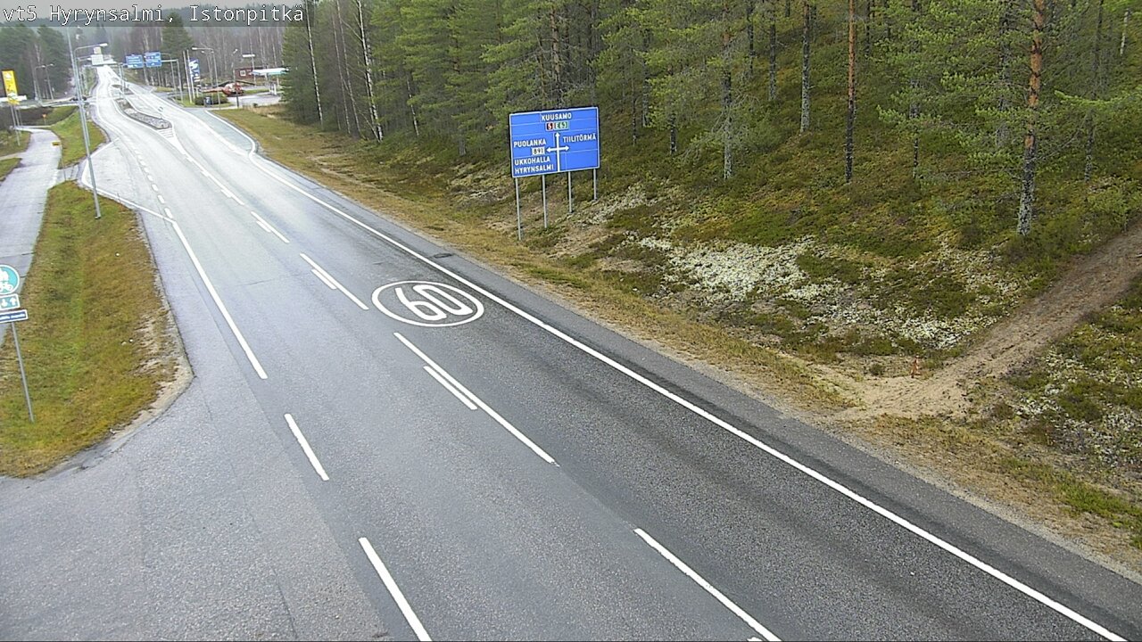 Kelikamerat Kuva Tie 5 Hyrynsalmi, Istonpitkä, Hyrynsalmi, Kainuu