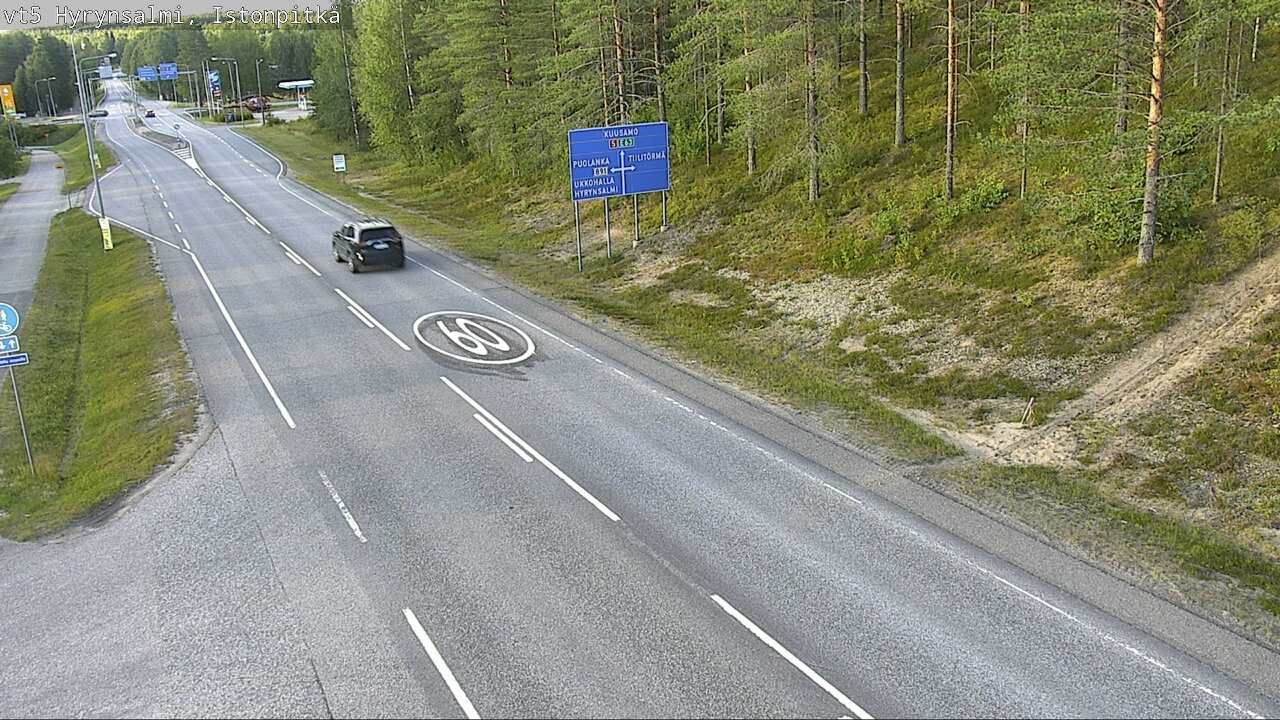 Kelikamerat Kuva Tie 5 Hyrynsalmi, Istonpitkä, Hyrynsalmi, Kainuu