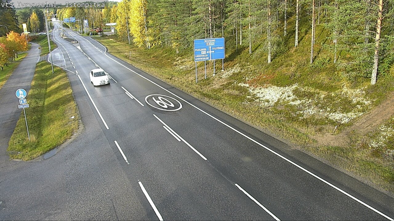 Kelikamerat Kuva Tie 5 Hyrynsalmi, Istonpitkä, Hyrynsalmi, Kainuu